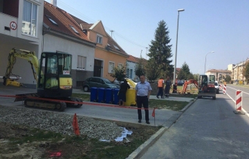 Radovi na umirenju prometa u Vukovarskoj ulici u Donjem gradu